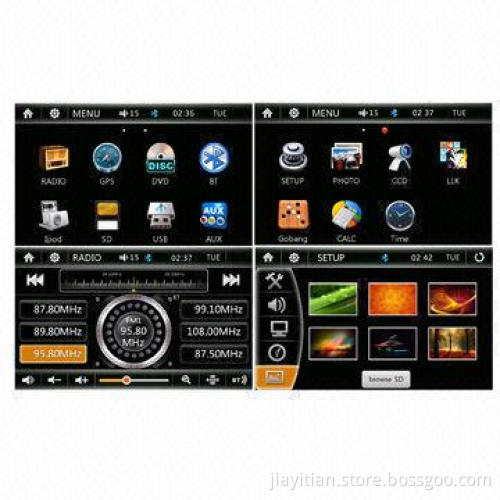 Car DVD for Renault Duster, Supports iPod, BT/TV/GPS/3G Functions